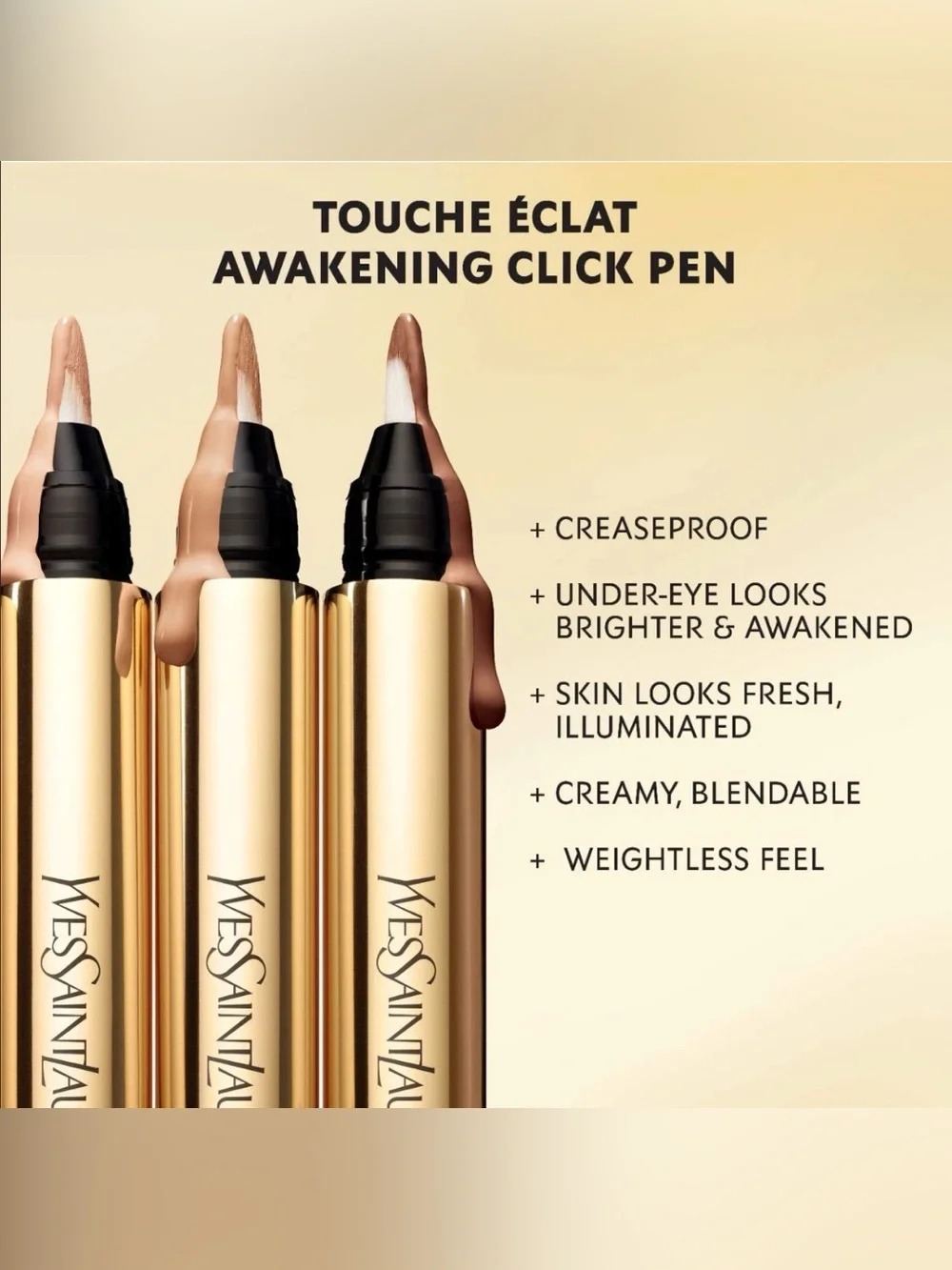 Yves Saint Laurent NEW Touche Éclat Awakening Concealer Click Pen MSRP $40